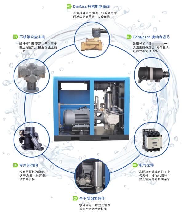 BLW無油螺桿空壓機(jī)(圖3)